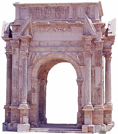 Arco di Settimio Severo - Leptis Magna, seleziona per ingrandire