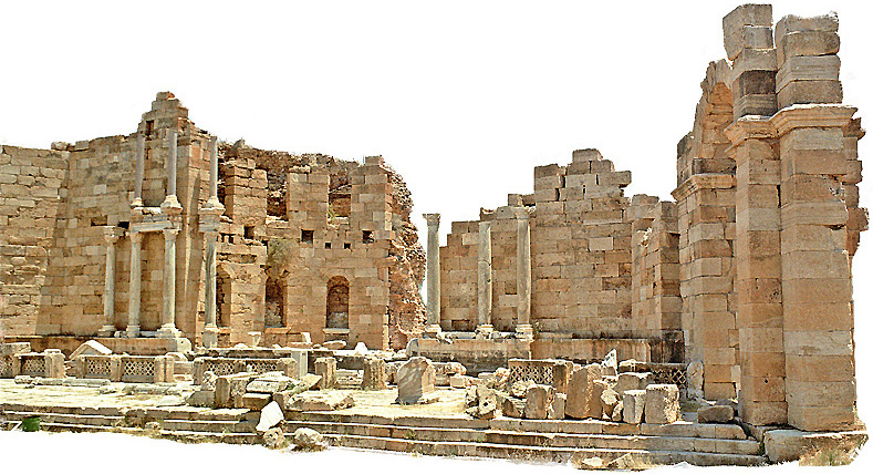 Leptis Magna - Il Nymphaeum o Tempio delle Ninfe