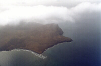 Fogo l'isola vista dall'aereo, seleziona per ingrandire