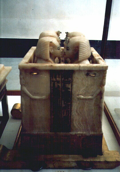 Egitto051.JPG - I Vasi Canopi, Museo Egizio, Il Cairo