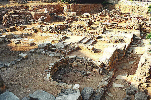 Chania, resti dei primi insediamenti minoici, seleziona per ingrandire