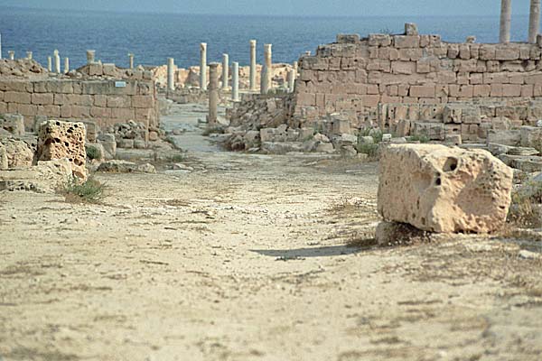 Sabratha - La porta bizantina, seleziona per ingrandire